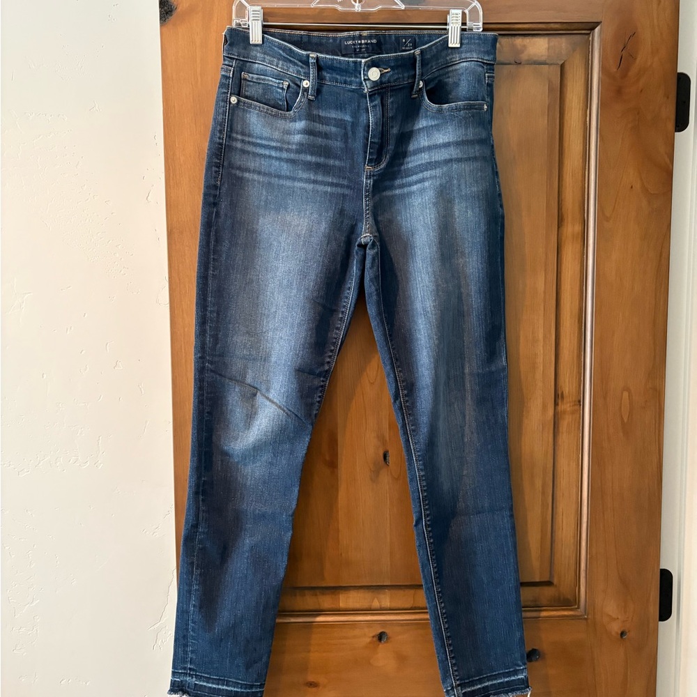 Lucky Brand Dark Blue Ankle Jeans